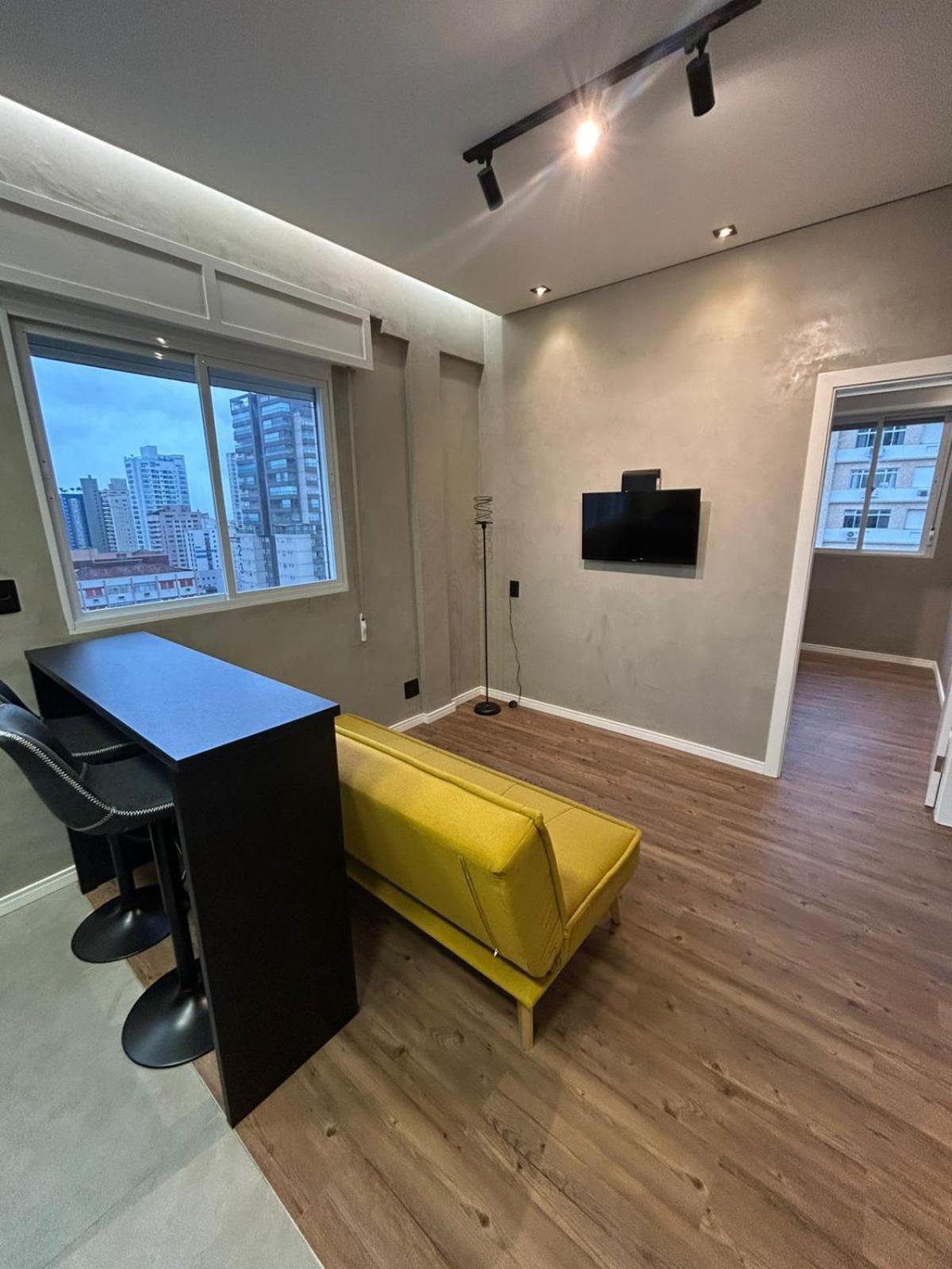 Apartamento Frente A Praia Do Embare Santos 외부 사진