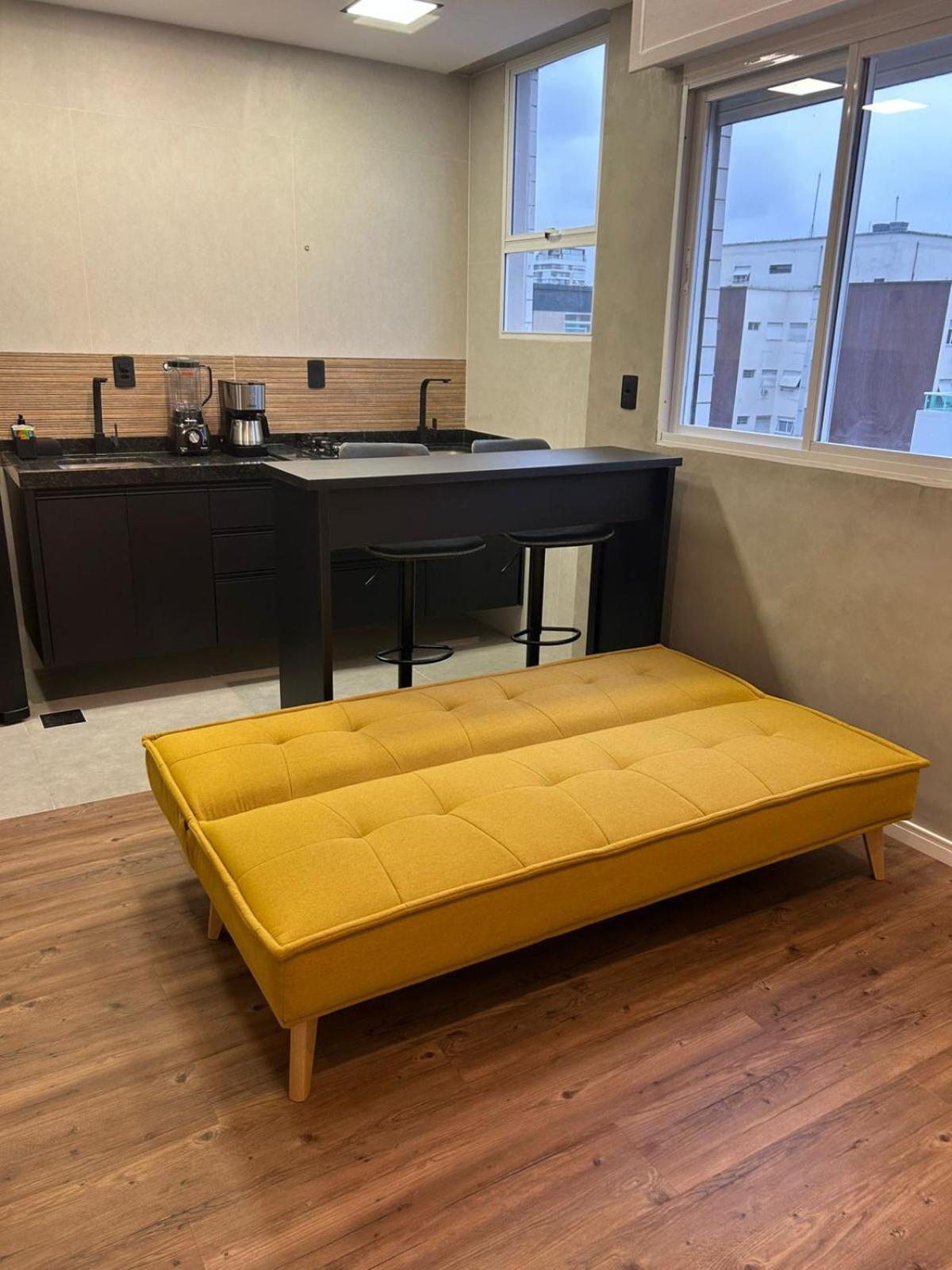 Apartamento Frente A Praia Do Embare Santos 외부 사진