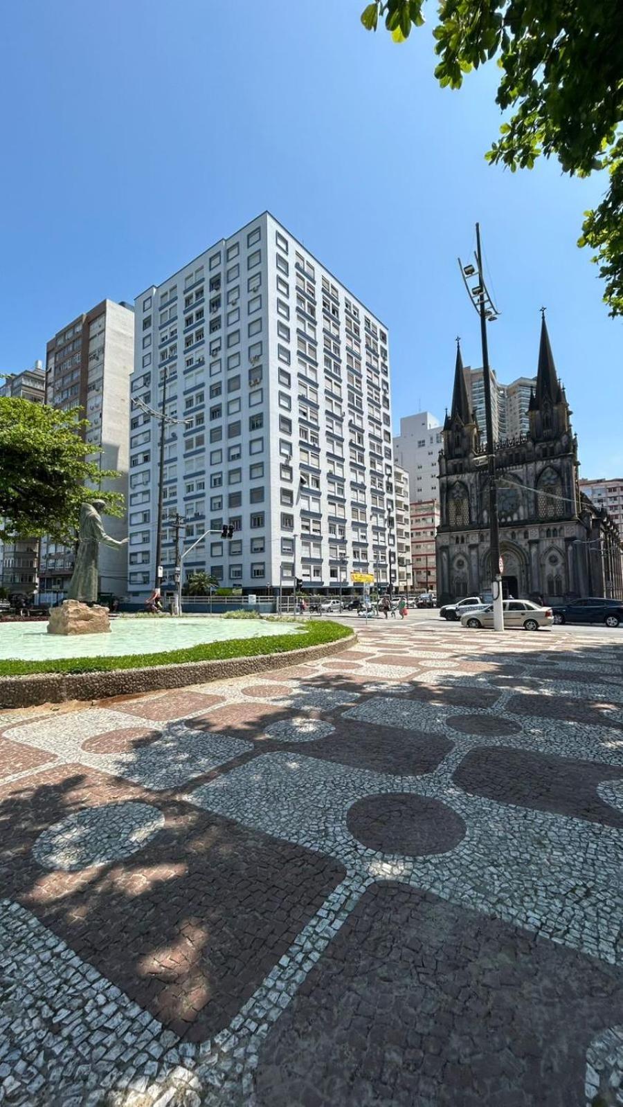 Apartamento Frente A Praia Do Embare Santos 외부 사진
