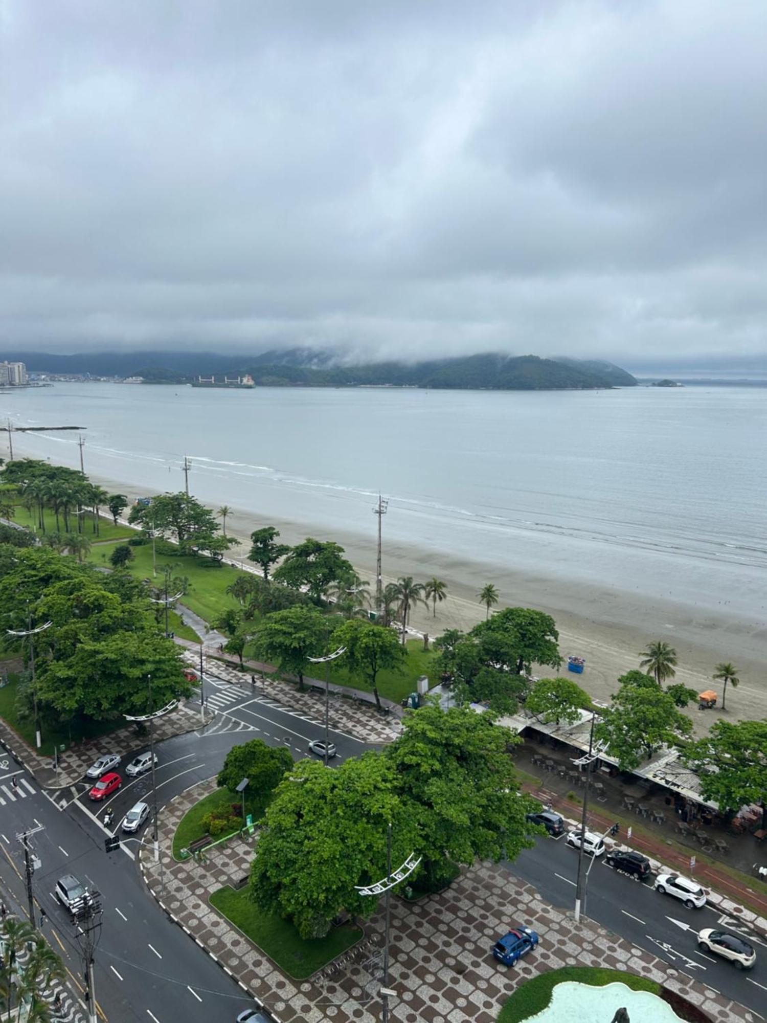 Apartamento Frente A Praia Do Embare Santos 외부 사진
